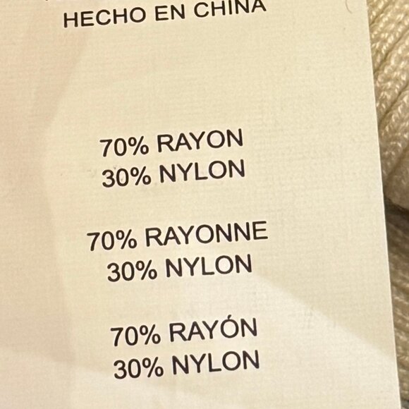 Like new Karen Kane Cream & Black Striped Ribbed Sleeveless Sweater Size Small - Picture 11 of 14